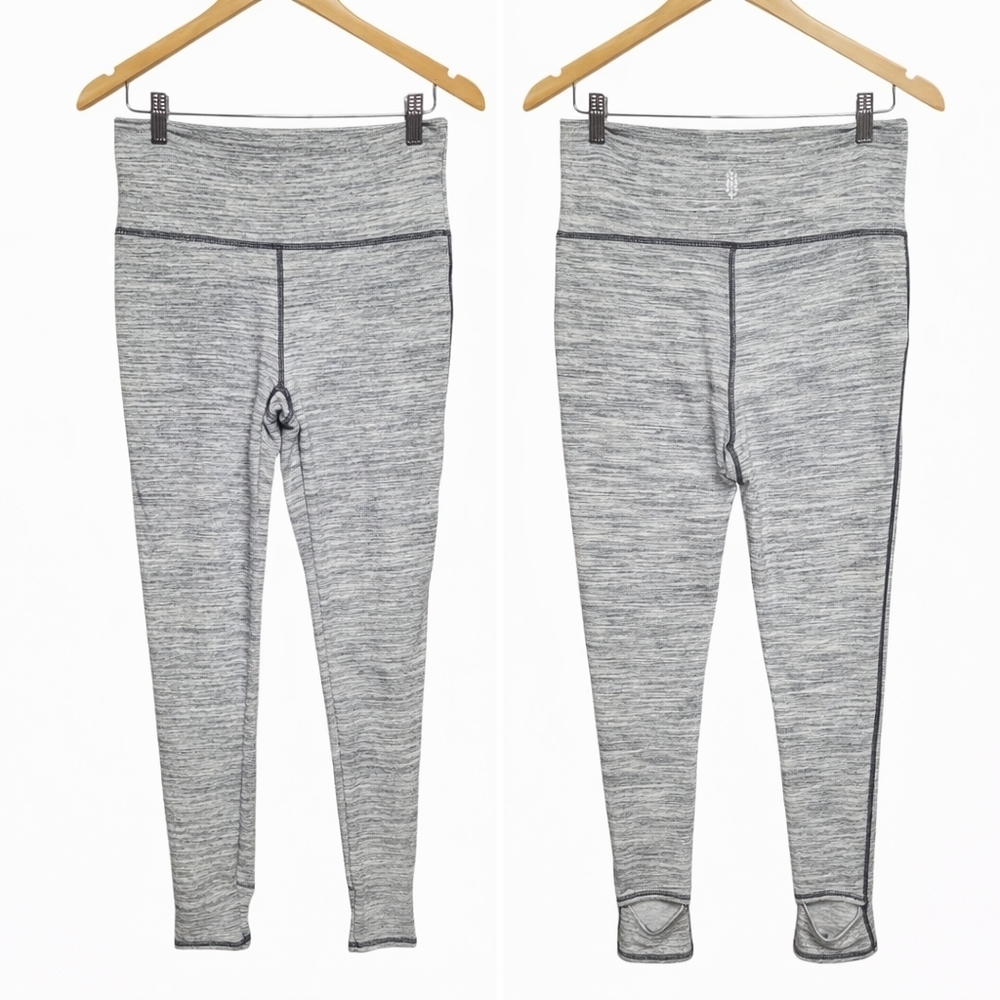 Free People Movement High Rise Leggings Heather Grey Large